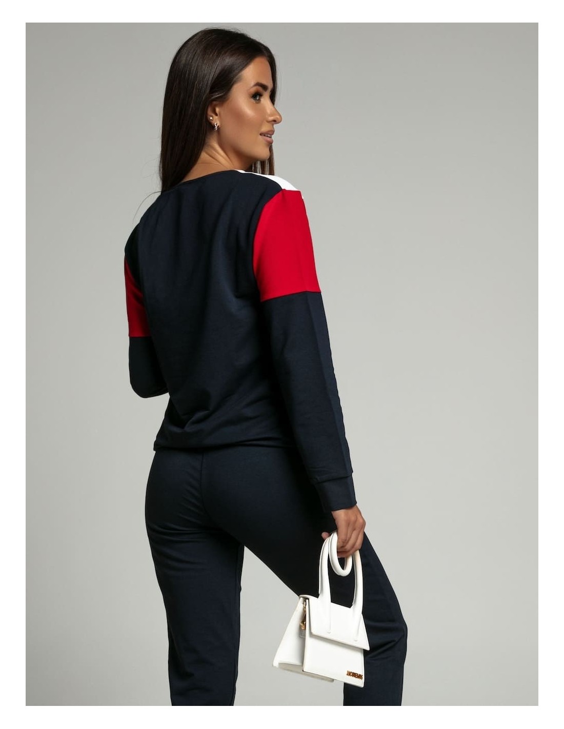 Women\'s navy blue tracksuit set FI581 - Online store - Boutique